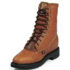 Justin Original Work Boot Mens Work Boots Leather 8 Copper Caprice 