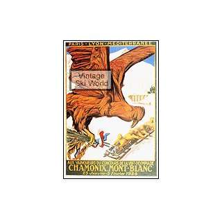  Postcard Chamonix Eagle