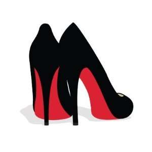  Red Shoe Stickers/Seals Arts, Crafts & Sewing