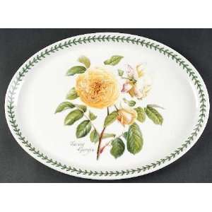   Roses 14 Oval Steak Platter, Fine China Dinnerware: Kitchen & Dining