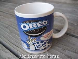 OREO COOKIE MUG CUP Kraft Tired Cows Be Glad Not a Cow  