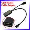 MHL Micro USB HDMI Cable Adapter Male to Female For Samsung i9100 HTC 