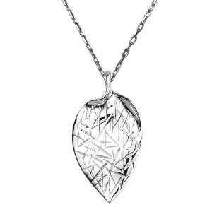  ELLE Sterling Silver Leaf Necklace Claire Vessot Jewelry