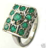 Vintage Colombian Emerald & White Gold Ring 2.10cts  