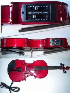 High quality 4/4 Electric acoustic violin free ship  