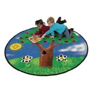    Children Educational Rugs Alpha Tree 8ft Round: Home & Kitchen