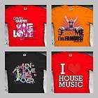 DAVID GUETTA ONE LOVE HOUSE MUSIC T SHIRT VARIATION OF THE PRINT ALL 