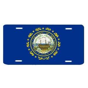  New Hampshire State Flag Vanity Auto License Plate Tag 