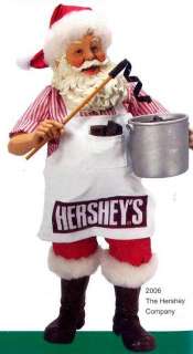2006 FABRICHE ANIMATED Hershey Santa SANTA MAKES HERSHEY CANDY