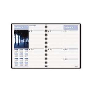  Recycled Scenic Weekly/Monthly Planner, Blue, 8 1/4 x 10 