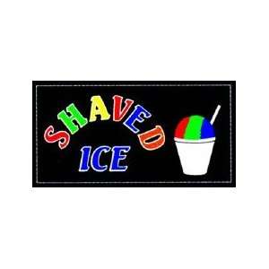 Shaved Ice Backlit Sign 20 x 36