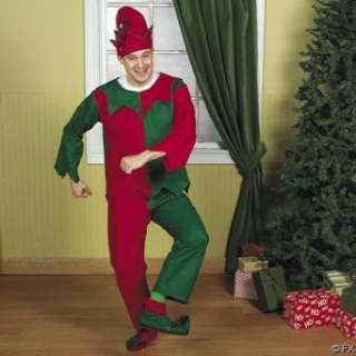  Santas Helper Adult Elf Costume   Mens Clothing
