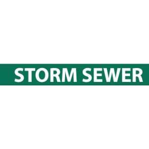  PIPE MARKERS STORM SEWER 2X14 1/4 CAPHEIGHT VINYL