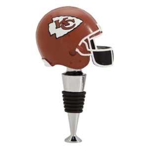  NFL Kansas City Chiefs Helmet Wine Stopper: Sports 