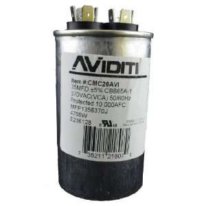  Aviditi CMC26 Capacitor, 35 Microfarad, 370 Volt, Round 