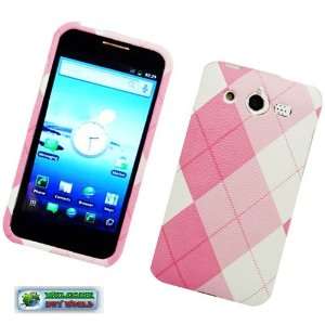   Mecury Glory M886 Fabric Case Pink Argyle Cell Phones & Accessories
