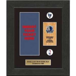 Dallas Mavericks NBA Framed Ticket Displays  Sports 