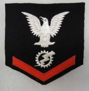 US NAVY TRAINING DEVICES MAN 3rd CLASS P.O. RATE PATCH  