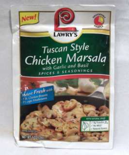Lawrys Tuscan Style Chicken Marsala Mix 1oz ( 3 Pack )  