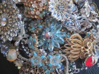 SOME NICE VINTAGE RHINESTONE PIECES FOR CRAFTING OR HARVEST, LOOKS 