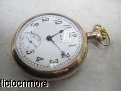   ILLINOIS RAILROAD DIAL OPEN FACE LARGE SIZE POCKET WATCH  