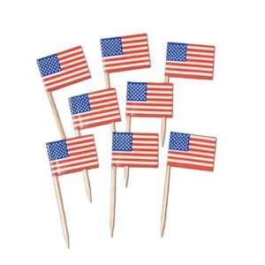  Packaged U S Flag Picks Case Pack 144 