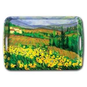  Sisson Imports 7512   Sisson Editions Tuscan Meadow Tray 