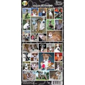  Italian Greyhound Sticker Sheet