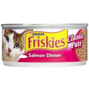 Friskies Classic Pate   Salmon Dinner   24 x 5.5 oz (Quantity of 1)