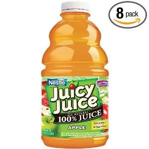 Juicy Juice Apple Juice, 46 Ounce Pet Bottles (Pack of 8)  