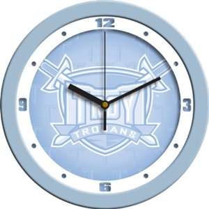 Troy University Trojans Glass Wall Clock  Sports 