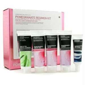 Korres Pomegranate Regimen Kit ( For Oily & Combination Skin ): Cream 