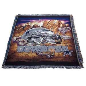  Dallas Cowboys Acrylic Tapestry Throw Blanket