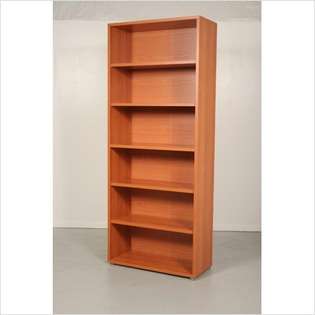Tvilum Pierce Office Six Shelf Bookcase in Light Cherry (6 Pieces) at 