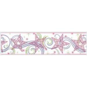  Wizards of Waverly Place Glitter and Stars Wall Border 