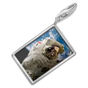 FotoCharms Astronaut   Charm with Lobster Clasp For Charms Bracelet 
