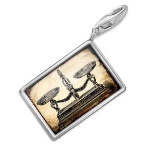  FotoCharms Scale, Vintage   Charm with Lobster Clasp For 