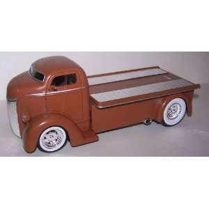   Jada Toys 1/24 Scale D rods 1947 Ford Coe in Flat Brown: Toys & Games