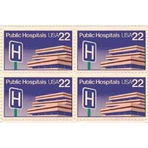  Public Hospitals Set of 4 x 22 Cent US Postage Stamps NEW 