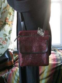 RELIC CROSS BODY SHOULDER BAG red NWT faux leather NWT  