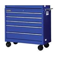   42 5 Drawer Bottom Chest Tool Cabinet, Blue at 