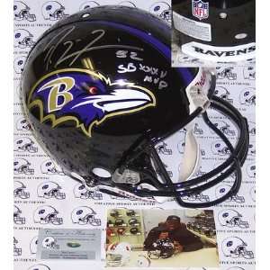 Ray Lewis Autographed Baltimore Ravens SB XXXV MVP Authentic Full 