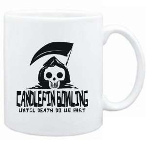  Mug White  Candlepin Bowling UNTIL DEATH SEPARATE US 