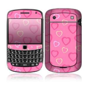  BlackBerry Bold 9900/9930 Decal Skin Sticker   Pink Hearts 