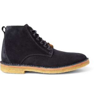Home > Shoes > Boots > Lace up boots > Crepe Sole Suede Boots
