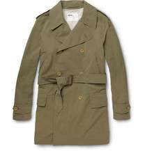 margaret howell mhl cotton twill trench coat