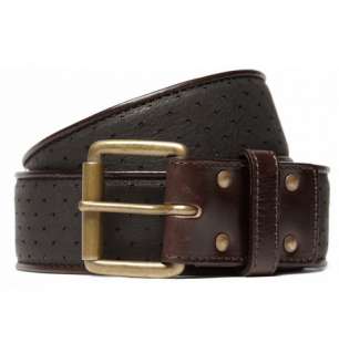 Paul Smith Shoes & Accessories Dip Dyed Textured Leather Belt  MR 