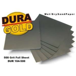  DURA GOLD 500 Grit 9x11 Wet or Dry Sand Sandpaper Box 