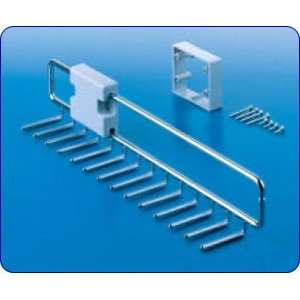Hafele Chrome Plated Tie Rack/Extension 2 15/16 inch W x 17 15/16 inch 