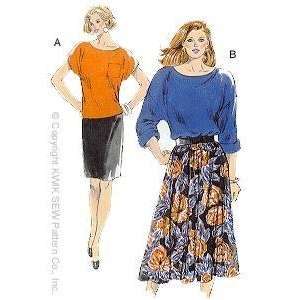  Kwik Sew Skirts & Boatneck Tops Pattern By The Each Arts 